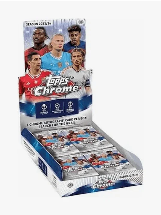 2023-24 Topps Chrome UCC Soccer Hobby Pack - Papa Joey's Collectibles