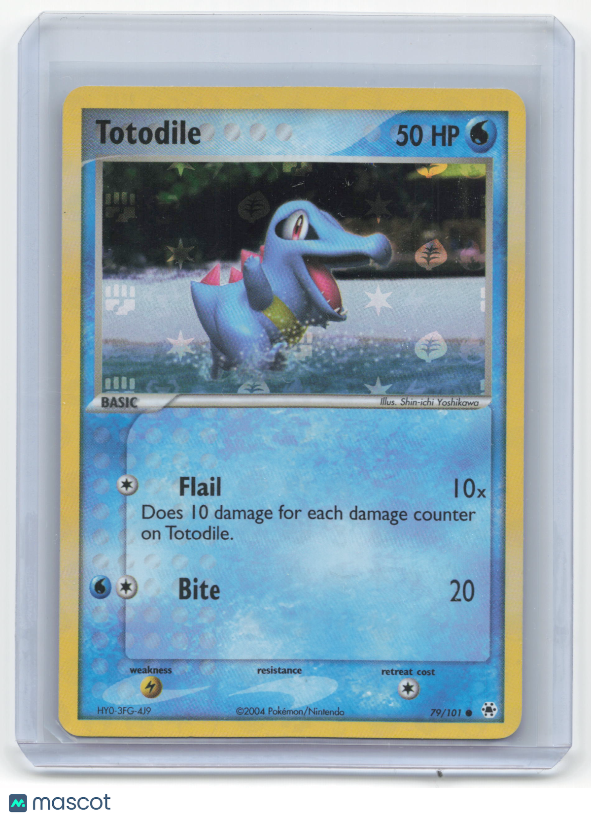 2004 Pokemon Totodile EX Team Rocket Returns #79/101 Lightly Played
