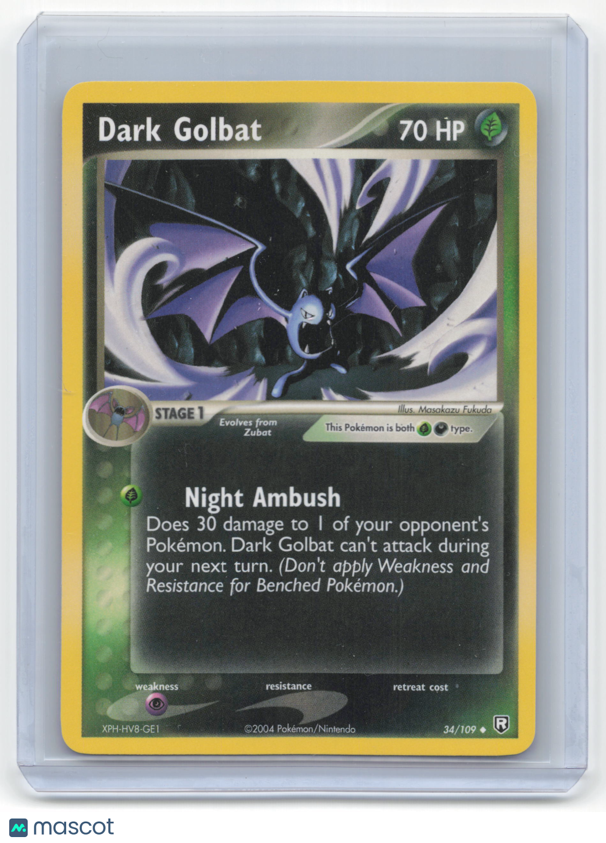 2004 Pokemon Dark Golbat EX Team Rocket Returns #34/109 Near Mint