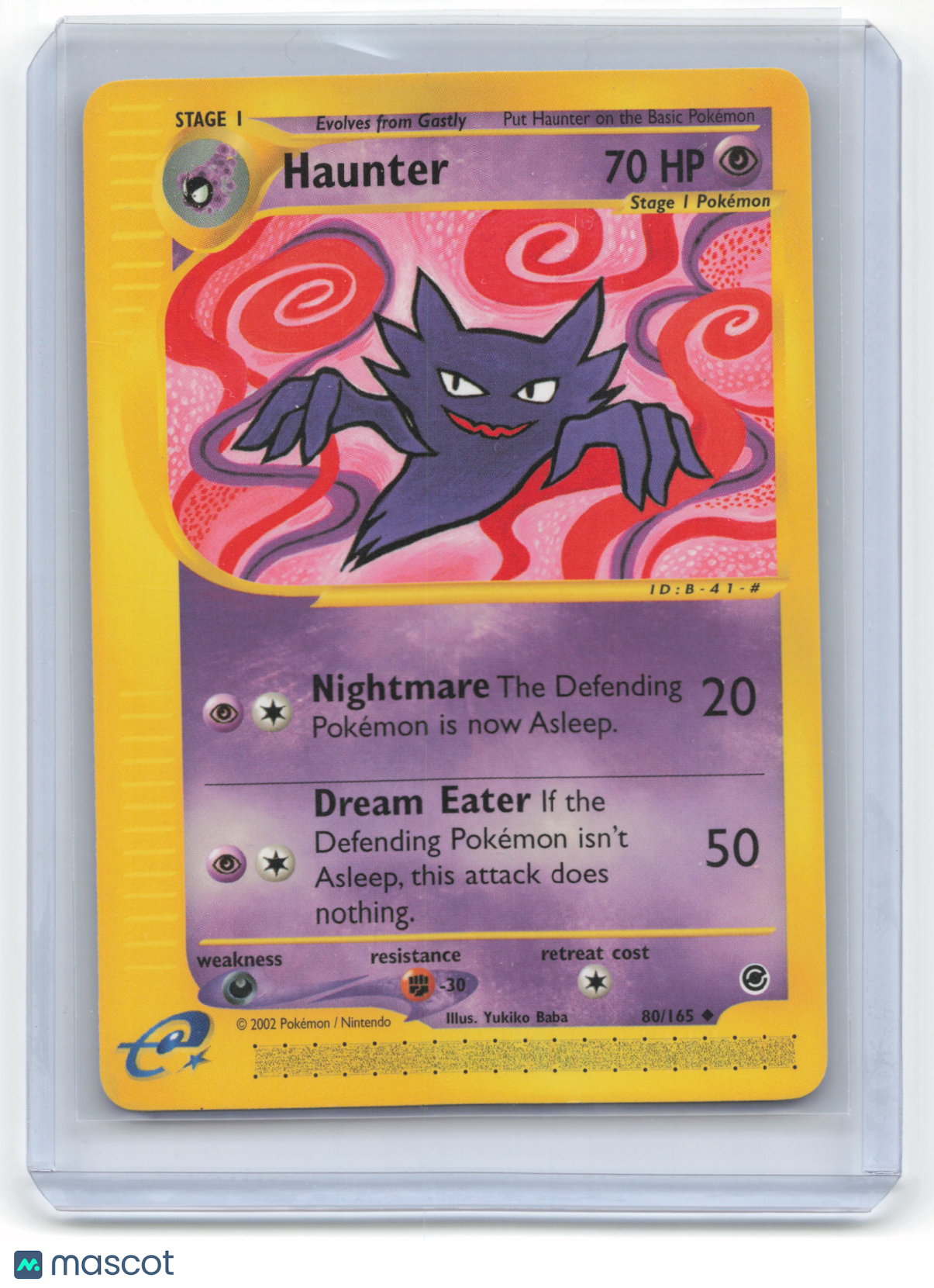 2002 Pokemon Haunter Expedition Base Set #80/165 Lightly Played