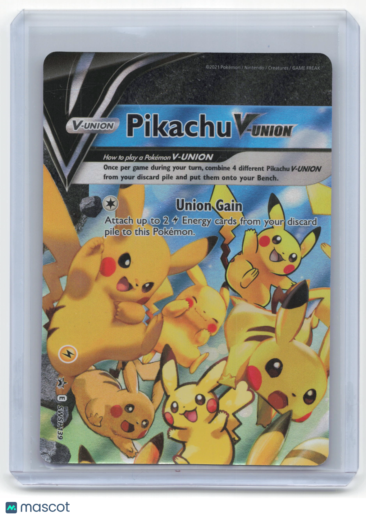 2021 Pokemon Pikachu V-Union SWSH Black Star Promos #SWSH139 (Full Set)