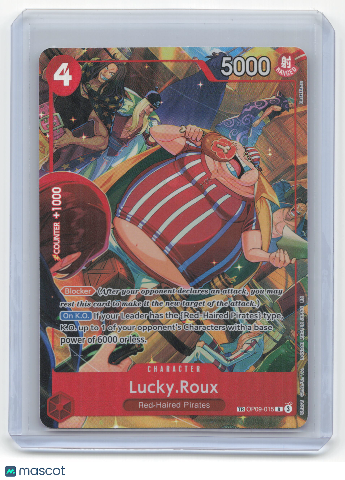 2024 One Piece Card Game Lucky Roux Emperors in the New World #OP09-015 NM