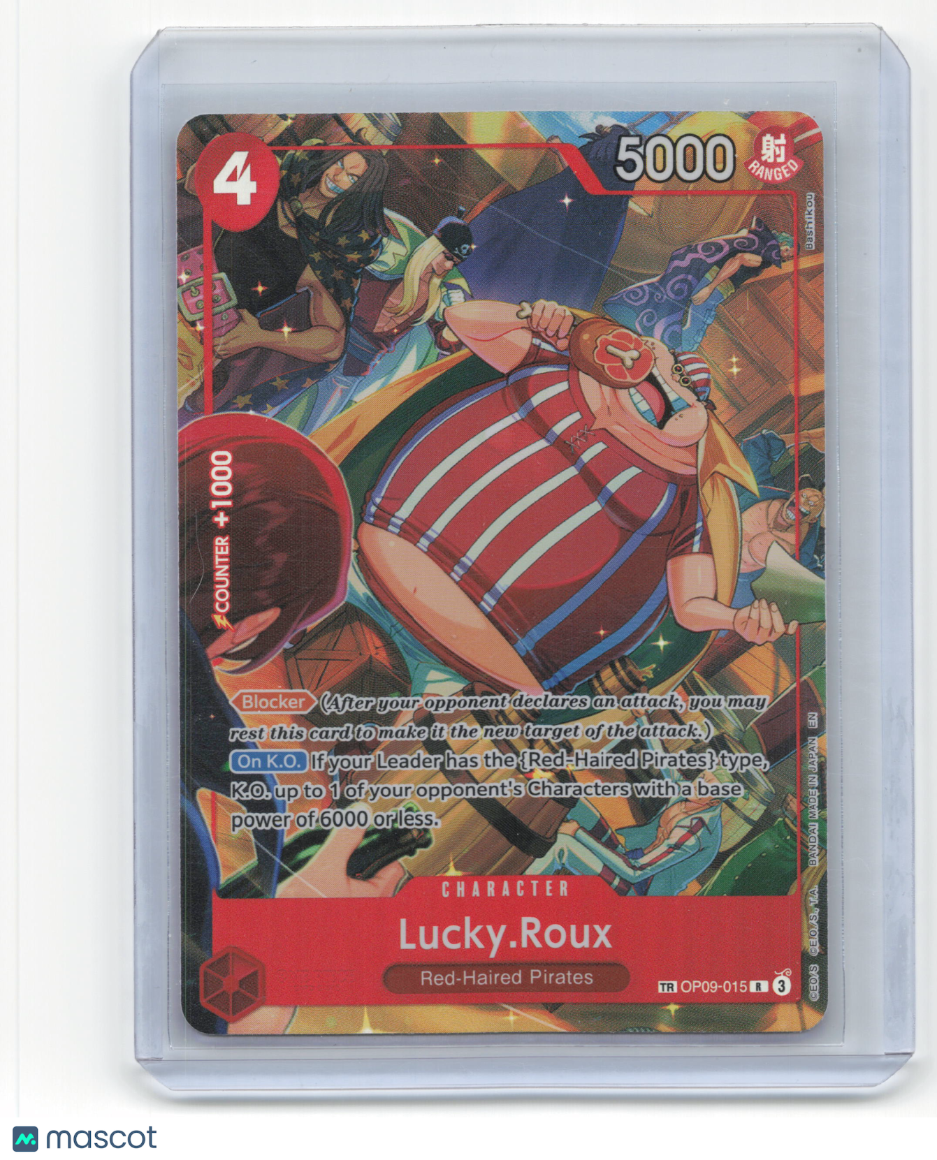 2024 One Piece Card Game Lucky Roux Emperors in the New World #OP09-015 NM