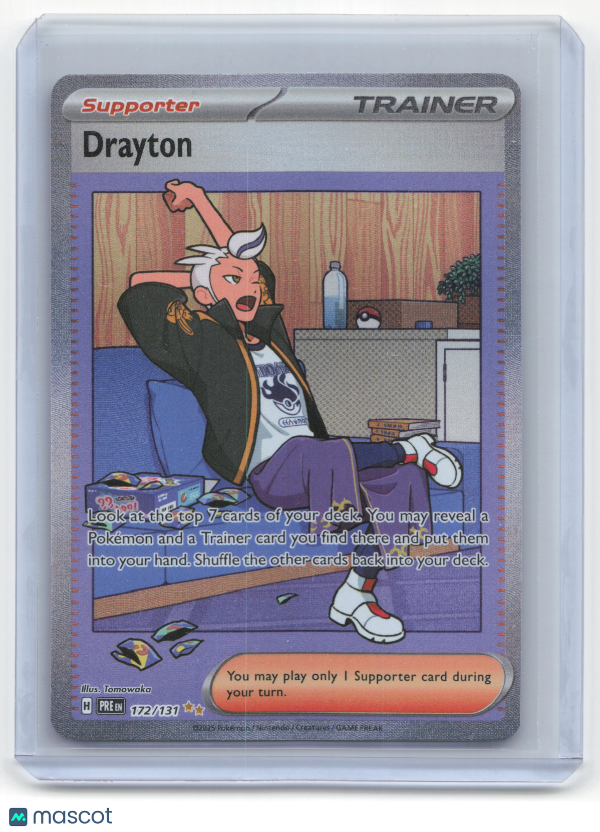 2025 Pokemon Drayton Prismatic Evolutions #172/131 Near Mint