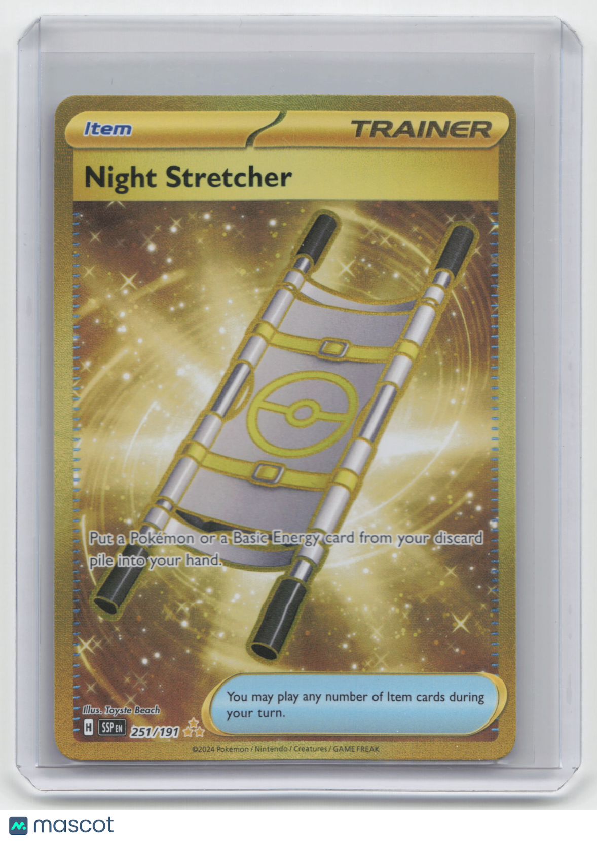 2024 Pokemon Night Stretcher Surging Sparks #251/191 Near Mint
