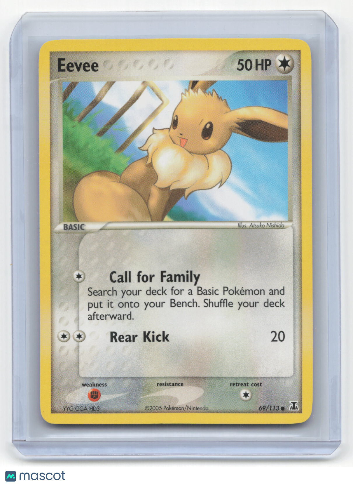 2005 Pokemon Eevee EX Delta Species #69/113 Lightly Played