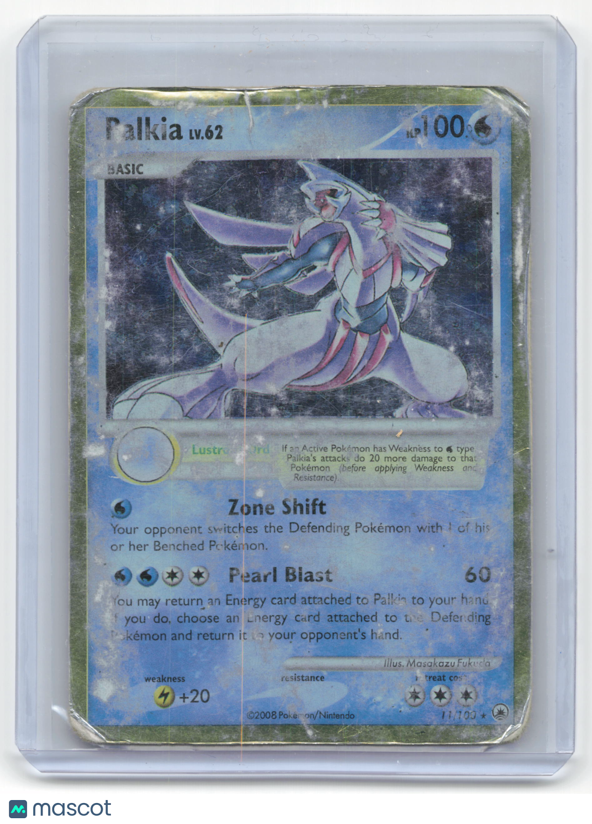 2008 Pokemon Palkia Great Encounters #11/106 Damaged