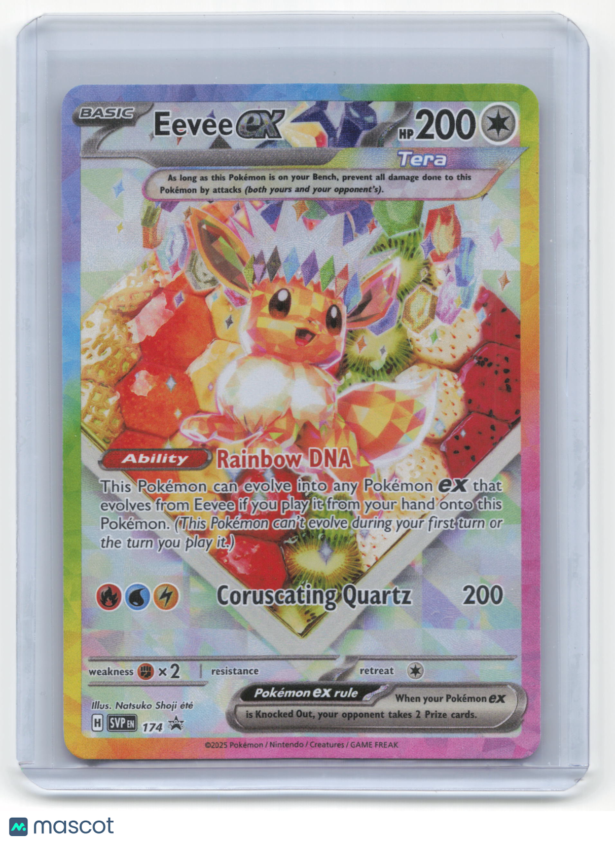 2025 Pokemon Eevee EX SVP Black Star Promos #174 Near Mint