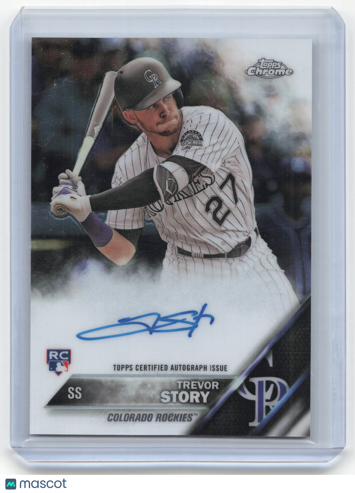 2016 Topps Chrome Baseball Trevor Story RC #RA-TS