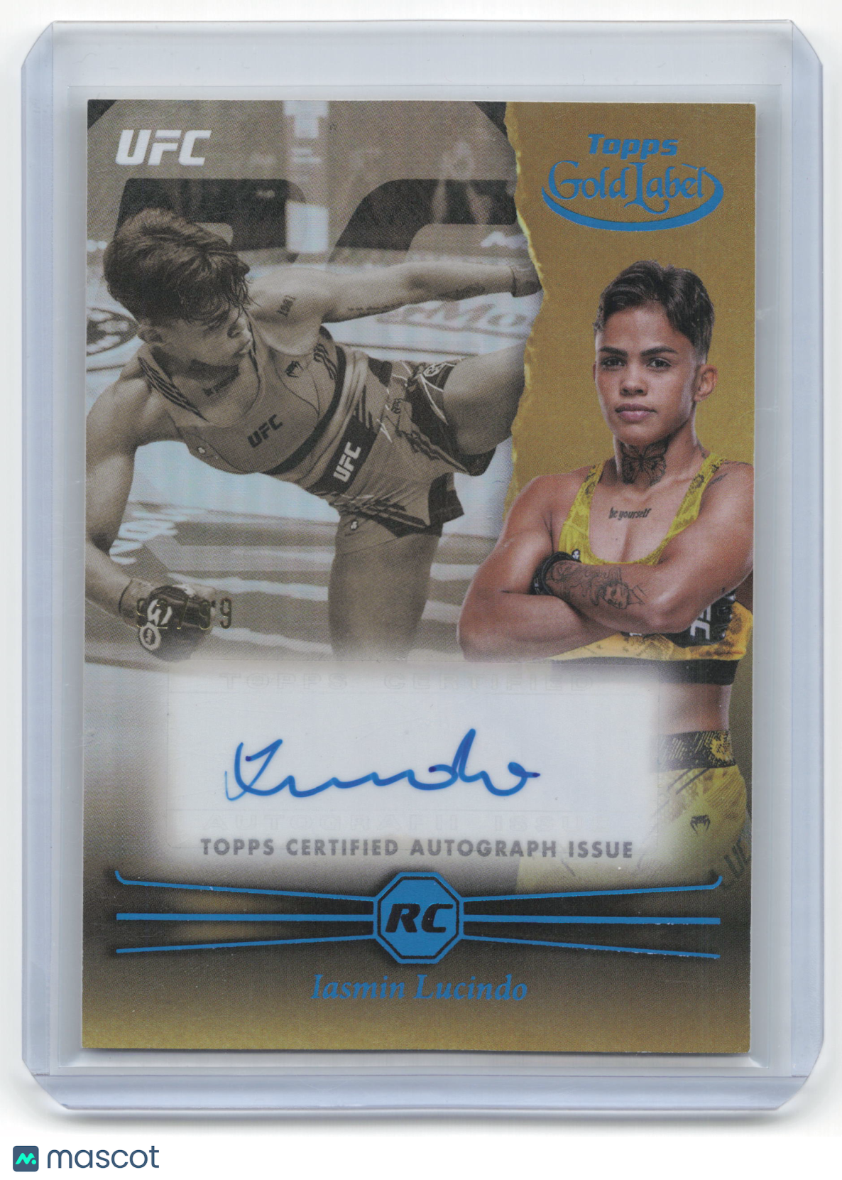2024 Topps Gold Label UFC MMA Iasmin Lucindo Autograph RC #RCA-IAL