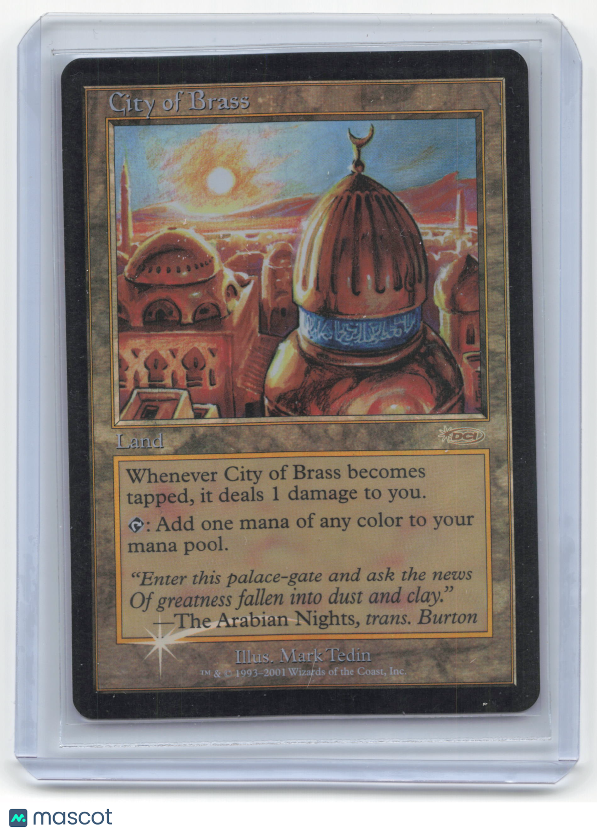2003 Magic: The Gathering City of Brass Junior Super Series Lightly Played