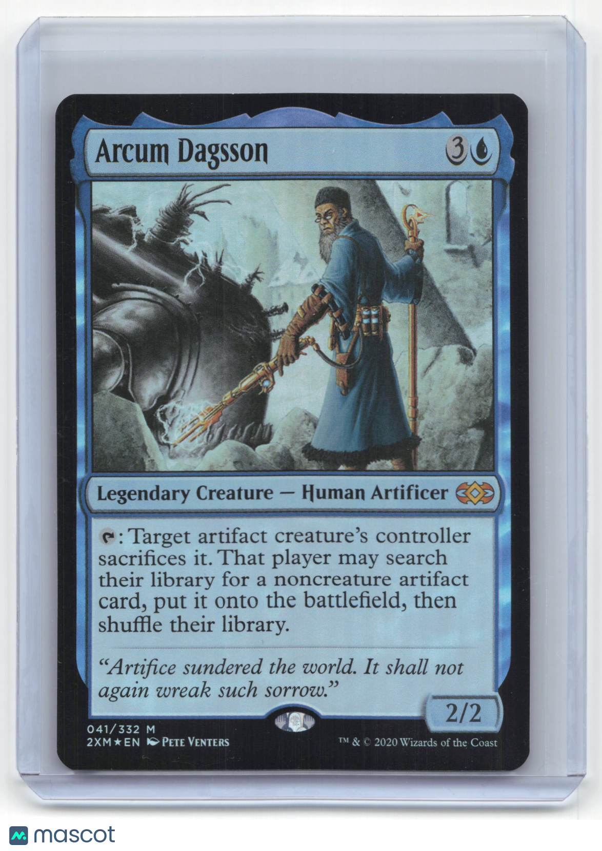 2020 Magic: The Gathering Arcum Dagsson Double Masters #041/332 Near Mint