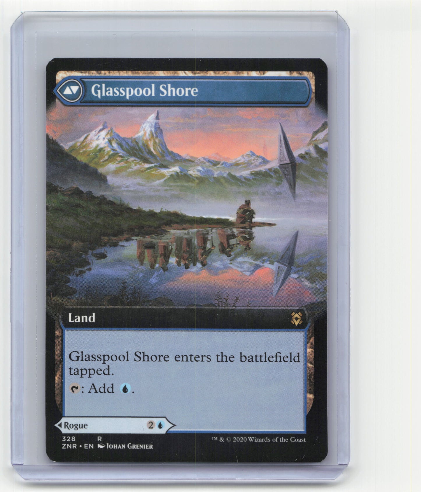 2020 Magic: The Gathering Glasspool Mimic Zendikar Rising #328 Extended Art NM