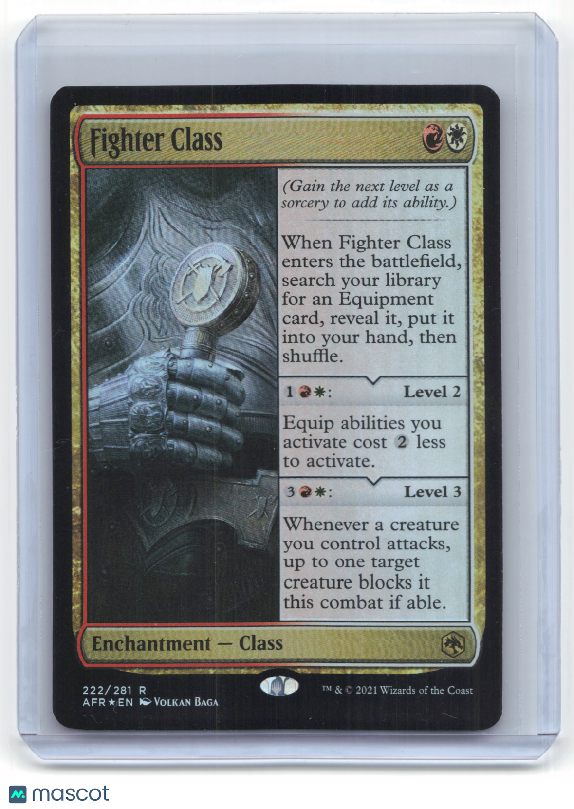 Magic: The Gathering Fighter Class Adventures in the Forgotten Realms #222 NM