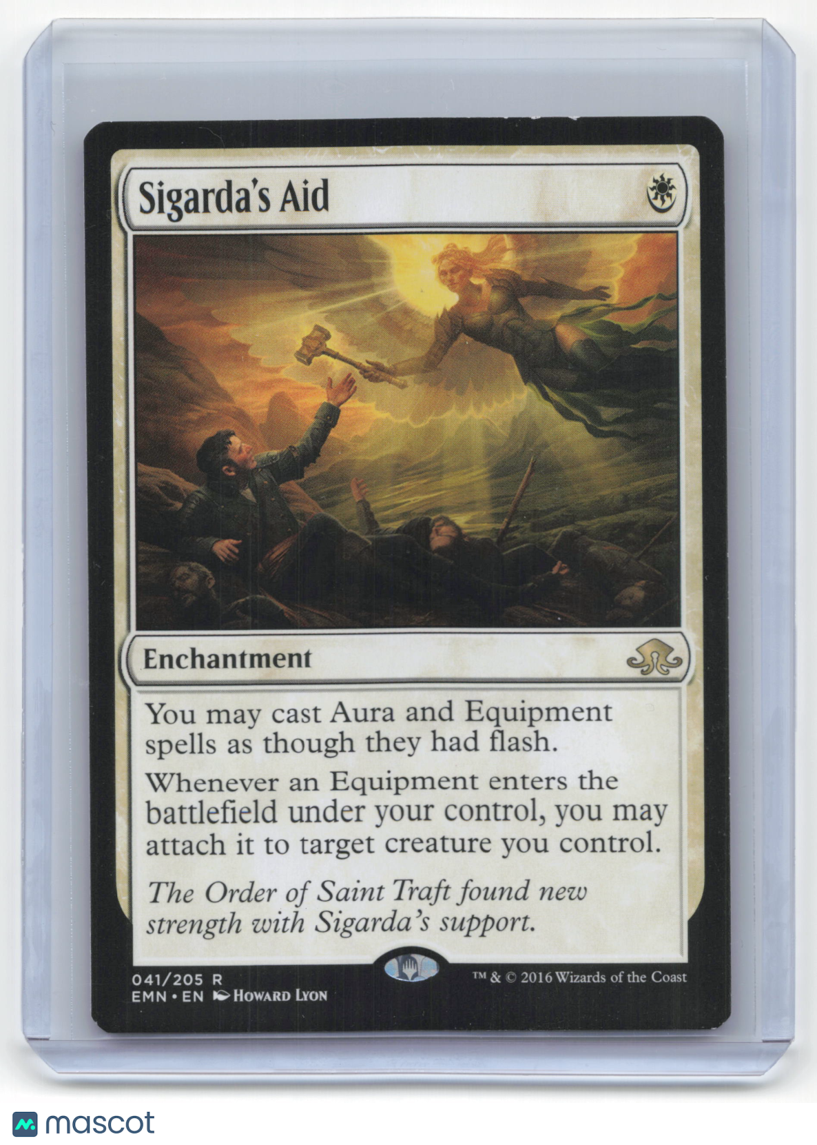 2016 Magic: The Gathering Sigarda's Aid Eldritch Moon #041/205 Lightly Played