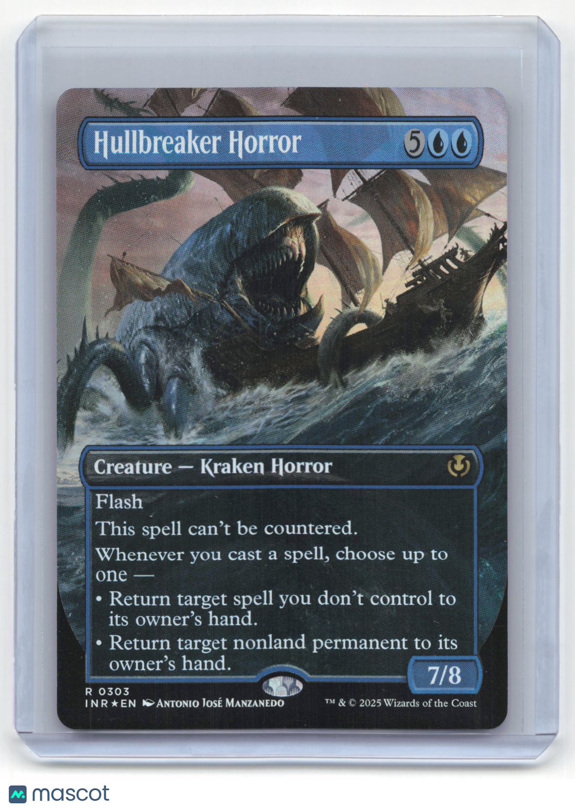 2025 Magic: The Gathering Hullbreaker Horror INR #0303 Borderless Near Mint