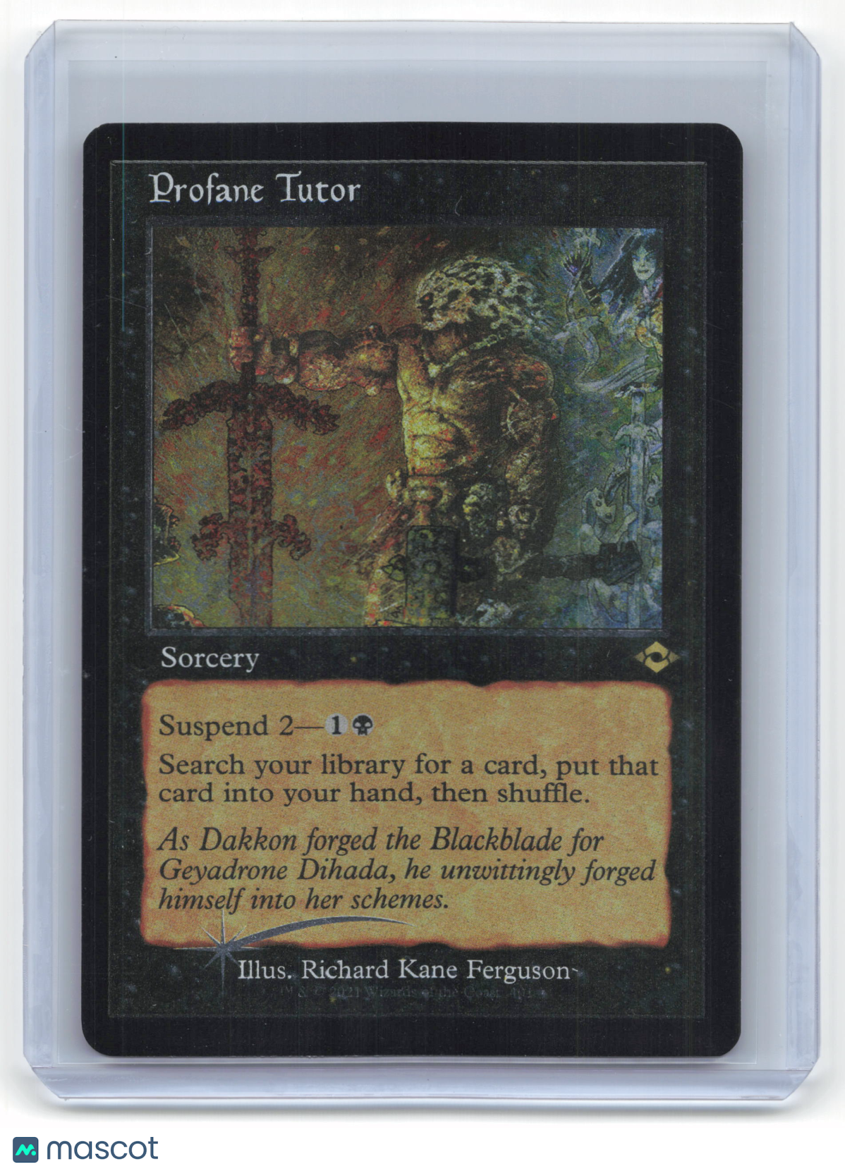 2021 Magic: The Gathering Profane Tutor (Retro Frame) MH2 #401 Foil Etched NM
