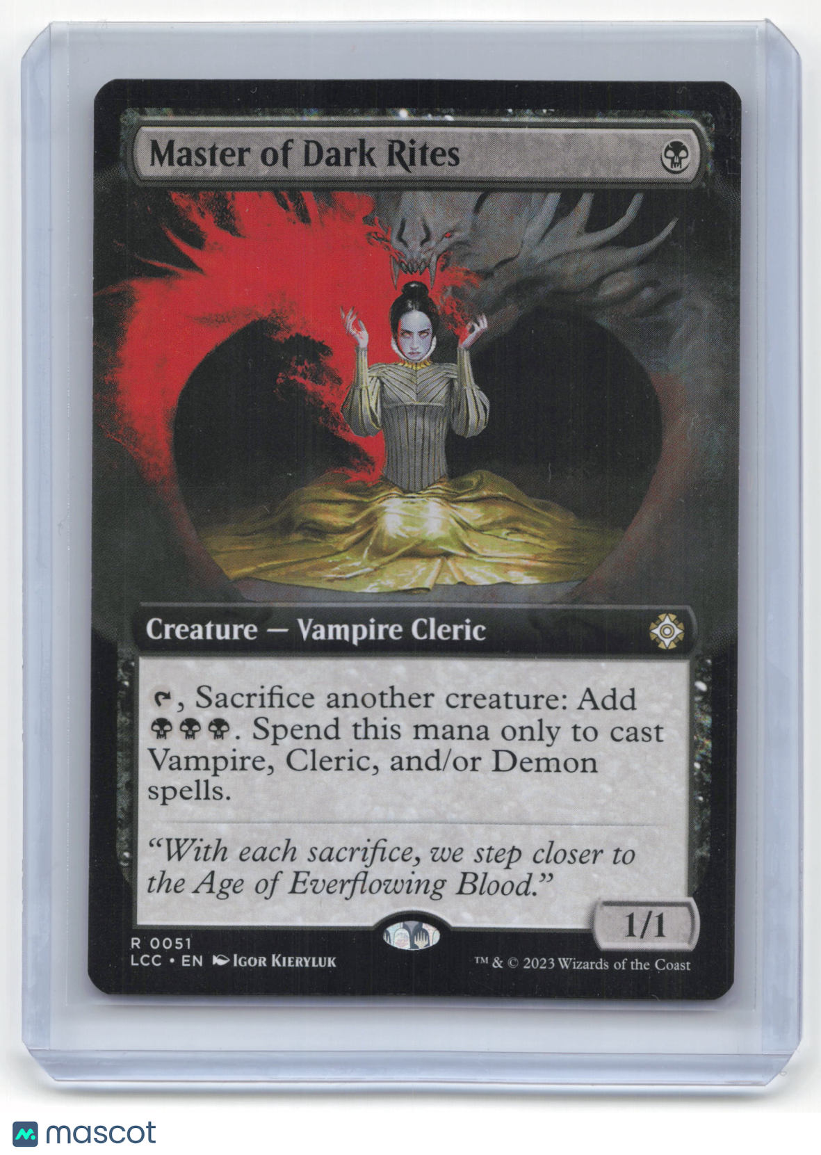 2023 Magic: The Gathering Master of Dark Rites Lost Caverns of Ixalan #0051 NM
