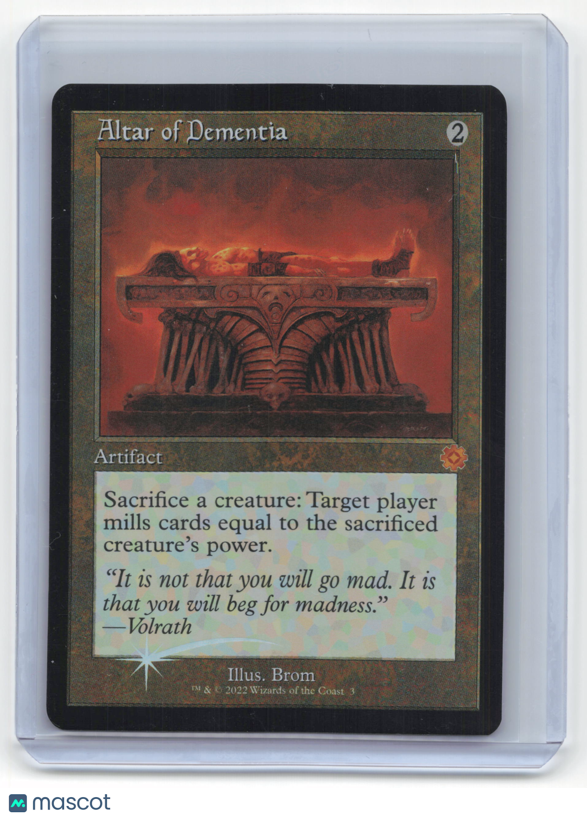 2022 Magic: The Gathering Altar of Dementia The Brothers' War #3 Near MInt