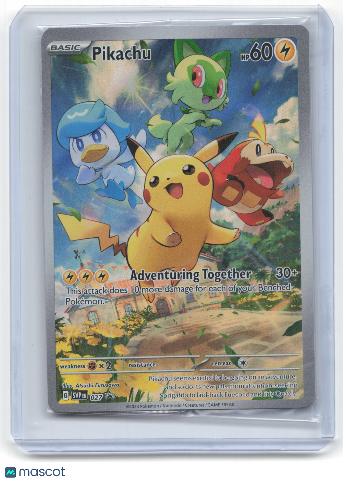 2023 Pokemon Pikachu SVP Black Star Promos #027 (Sealed) Near Mint