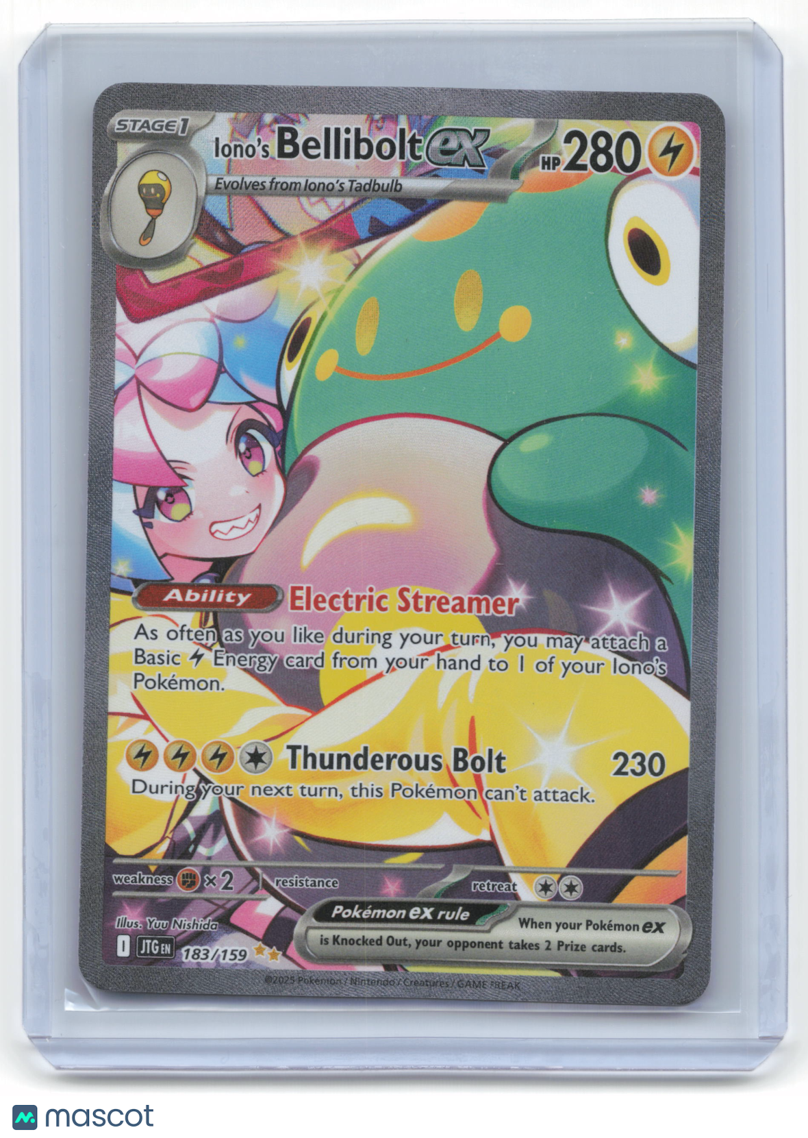 2025 Pokemon Iono's Bellibolt EX Journey Together #183/159