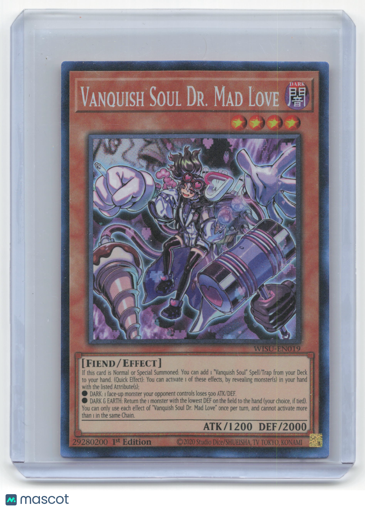 Yu-Gi-Oh! Vanquish Soul Dr. Mad Love Wild Survivors CR Foil #WISU-EN019 1st Ed.