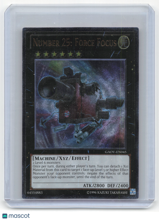 2012 Yu-Gi-Oh! Number 25: Force Focus Galactic Overlord UTR Foil #GAOV-EN045 NM