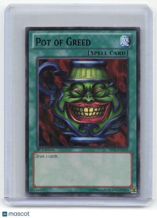 Yu-Gi-Oh! Pot of Greed Battle Pack 2: War of the Giants R #BP02-EN129 1st Ed. NM
