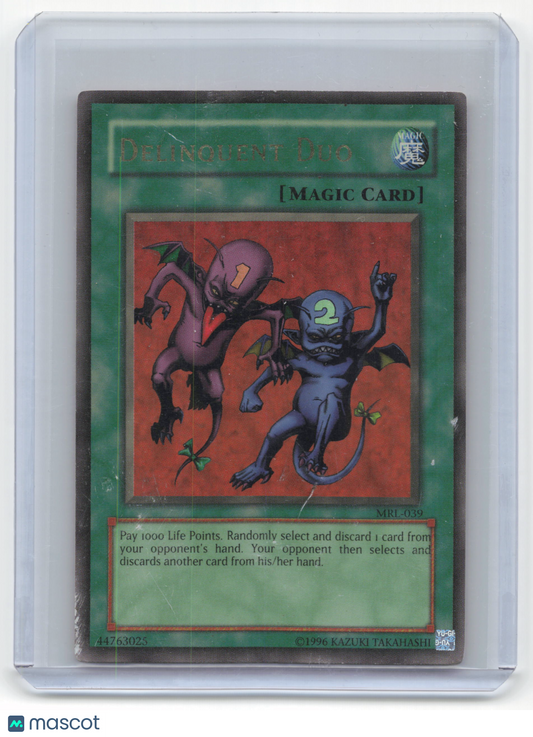 2002 Yu-Gi-Oh! Delinquent Duo Magic Ruler UR Foil #MRL-039 Heavily Played