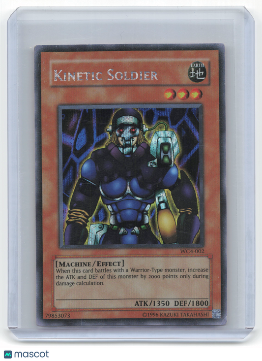 2004 Yu-Gi-Oh! Kinetic Soldier World Championship Tournament SR Foil #WC4-002 LP