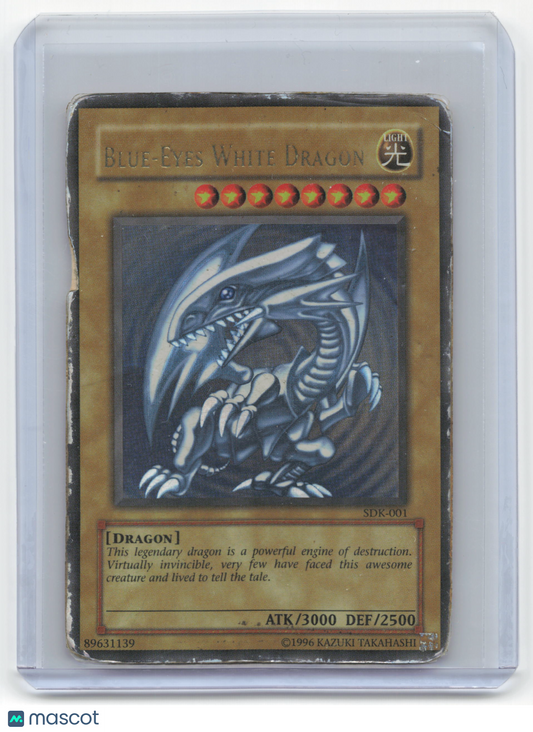 2002 Yu-Gi-Oh! Blue-Eyes White Dragon Starter Deck: Kaiba UR Foil #SDK-001 DMG