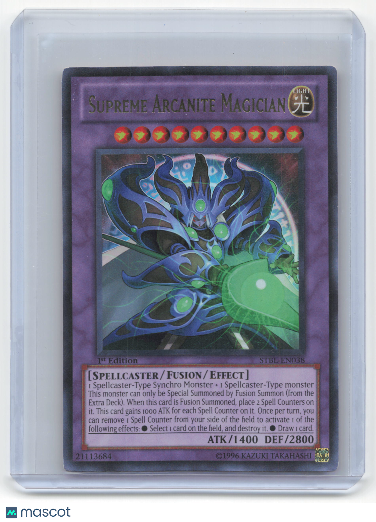 2010 Yu-Gi-Oh! Supreme Arcanite Magician Starstrike Blast UR Foil #STBL-EN038 NM