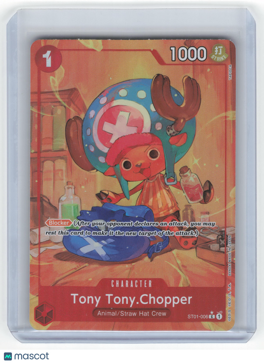2022 One Piece Card Game Tony Tony Chopper PRB01 Alternate Art Foil #ST01-006