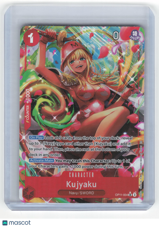 2025 One Piece Kujyaku Fist of Divine Speed Super Rare Holofoil #OP11-004 NM