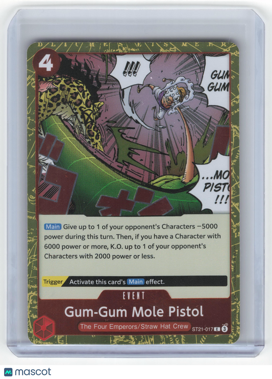 2025 One Piece Card Game Gum-Gum Mole Pistol EX - Gear 5 Common Foil #ST21-017