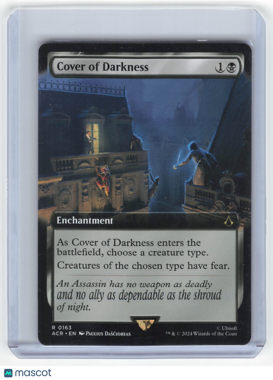 2024 MTG Cover of Darkness Assassin's Creed Rare Regular #0163 Borderless