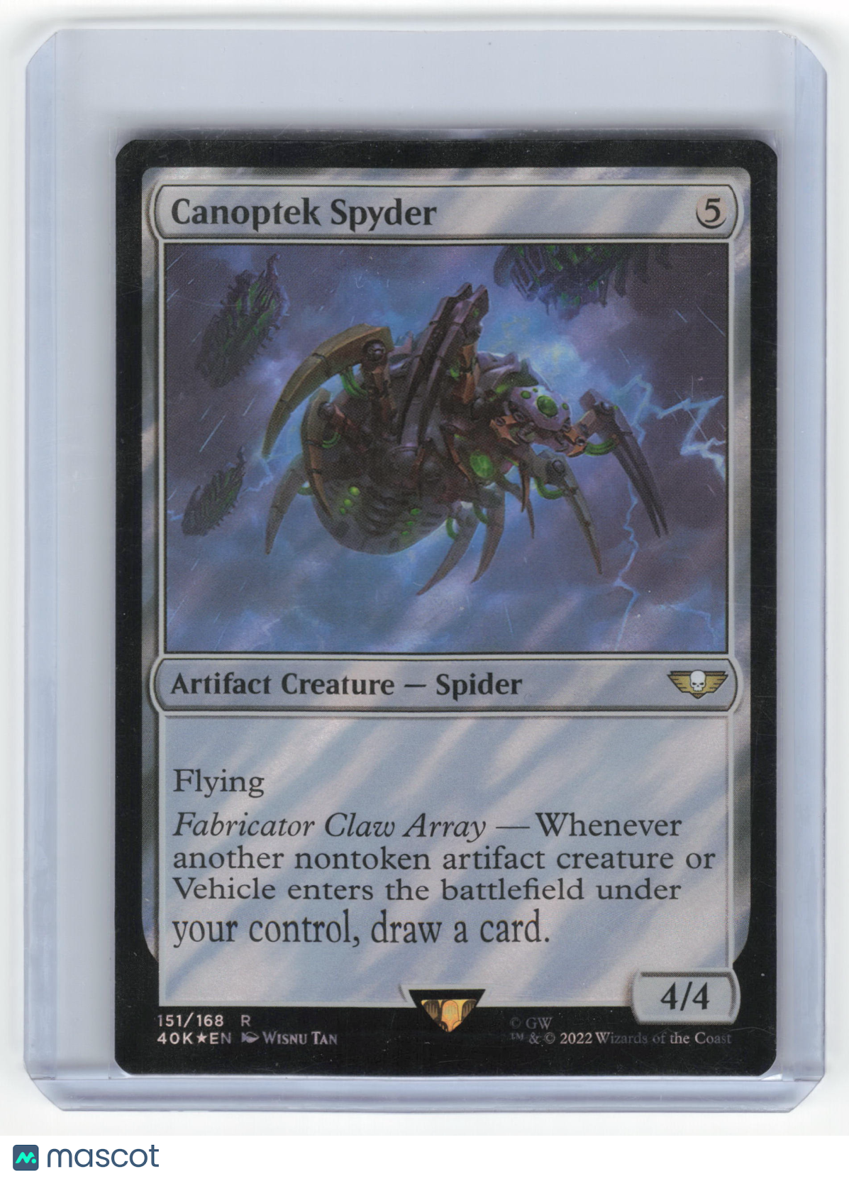 2022 MTG Canoptek Spyder Warhammer 40K Rare Foil #151 Surge Foil