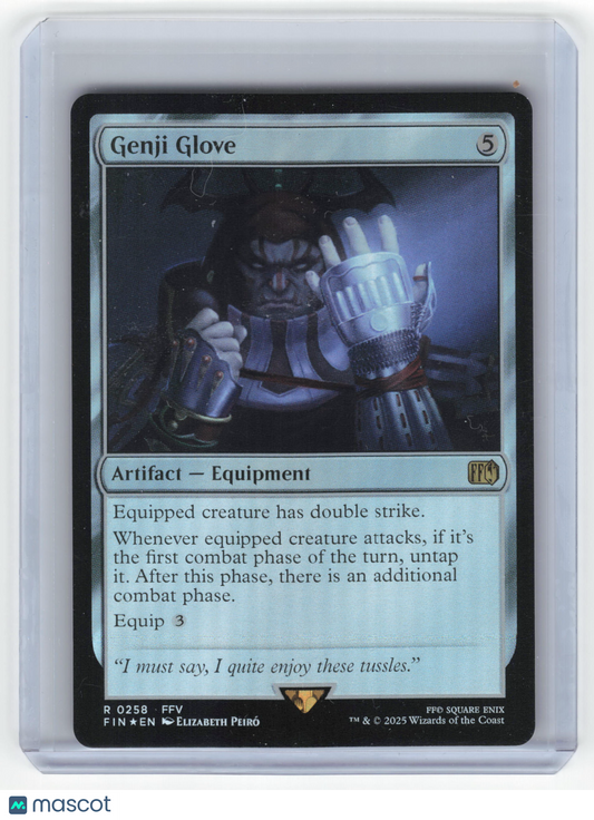 2025 Magic: The Gathering Genji Glove Final Fantasy Rare Foil #0258
