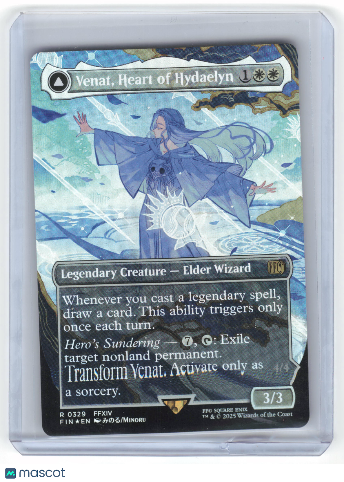 MTG Venat, Heart of Hydaelyn // Hydaelyn, the Mothercrystal FF #0329 Borderless