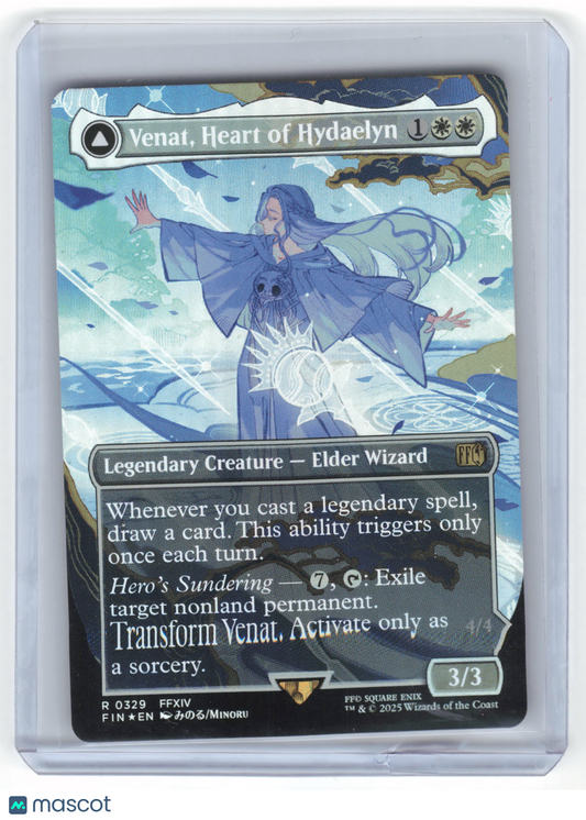 MTG Venat, Heart of Hydaelyn // Hydaelyn, the Mothercrystal FF #0329 Borderless