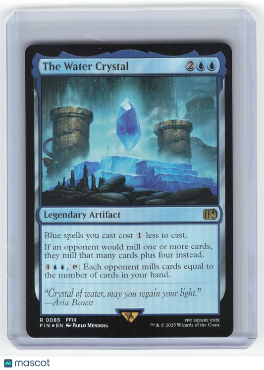 2025 Magic: The Gathering The Water Crystal Final Fantasy Rare Foil #0085