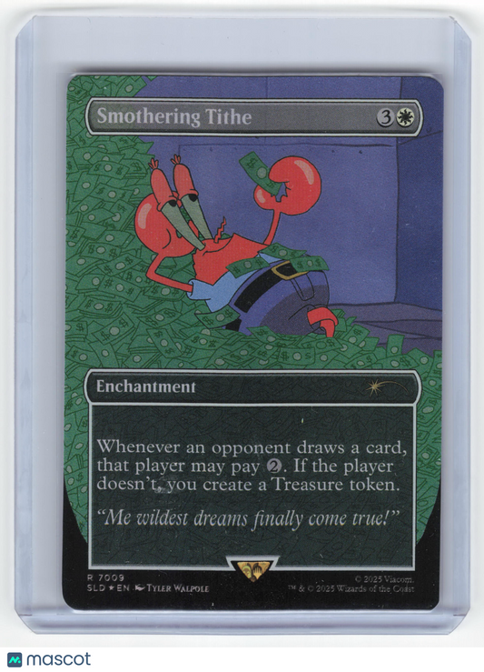 2025 Magic: The Gathering Smothering Tithe SLD Rare Rainbow Foil #7009 Near Mint