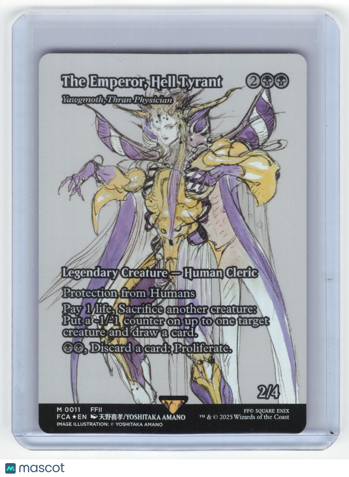 2025 Magic: TG The Emperor, Hell Tyrant FCA Mythic Foil #0011 (Showcase) NM