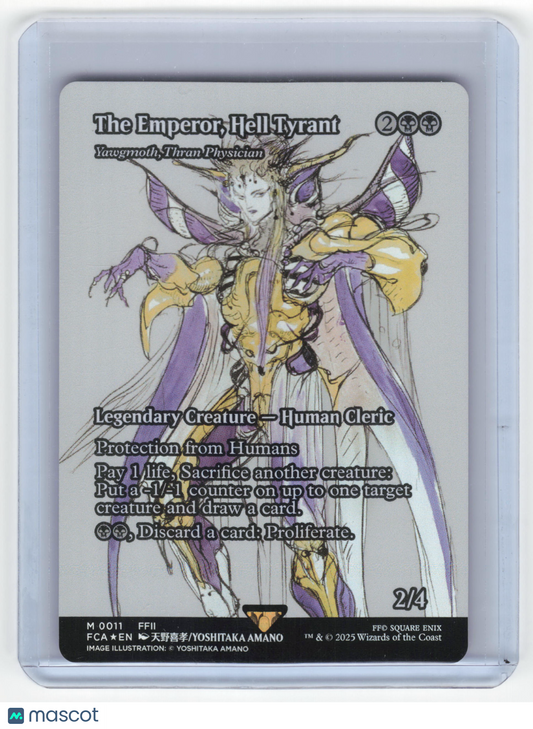 2025 Magic: TG The Emperor, Hell Tyrant FCA Mythic Foil #0011 (Showcase) NM
