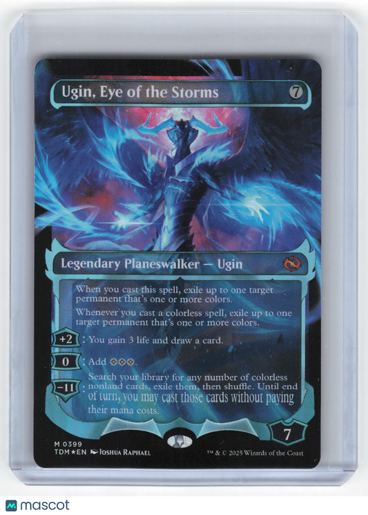 Magic: The Gathering Ugin, Eye of the Storms TDM Mythic Foil #0399 (Showcase) NM