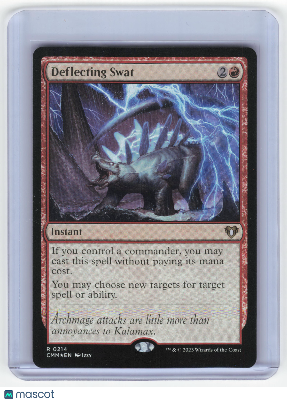 2023 Magic: The Gathering Deflecting Swat Commander Masters Rare Foil #214 NM