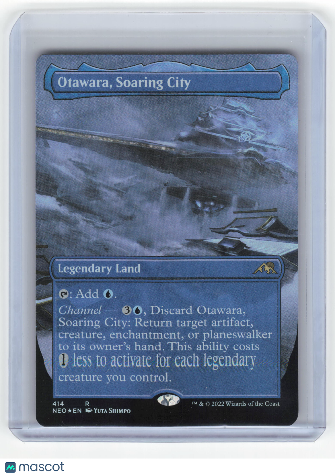 Magic: The Gathering Otawara, Soaring City NEO Rare Foil #414 (Borderless) NM