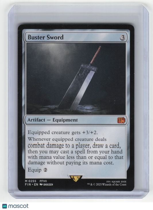 2025 Magic: The Gathering Buster Sword Final Fantasy Mythic Non-Foil #255 NM
