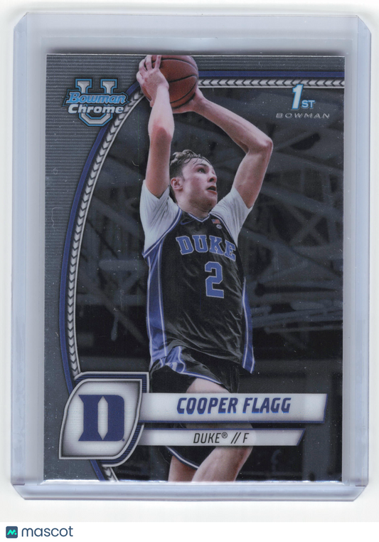 Topps 2024-25 Bowman Chrome U Basketball Cooper Flagg Rookie Near Mint #16
