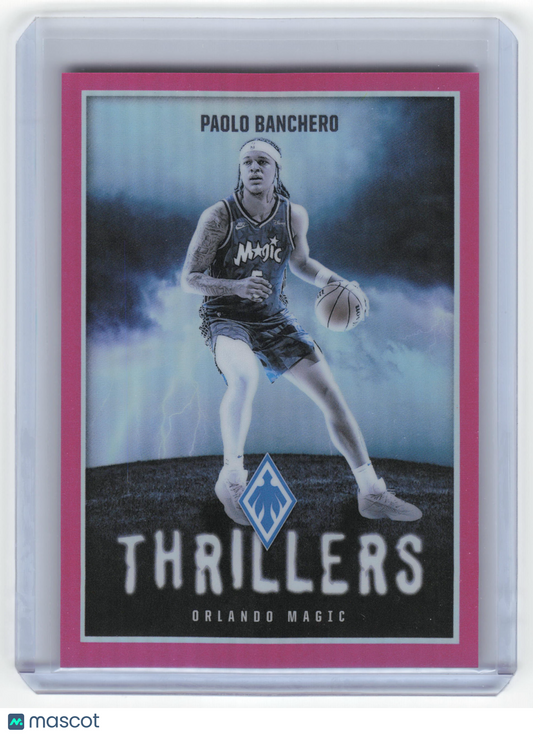 2023-24 Panini Phoenix Thrillers Basketball Paolo Banchero NM 60/99 Pink #7